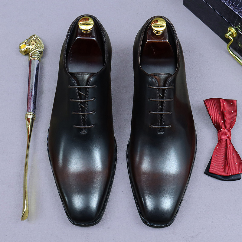 Designer Genuine Leather Mens  – Men Formal Wear Brown recenzja i cena