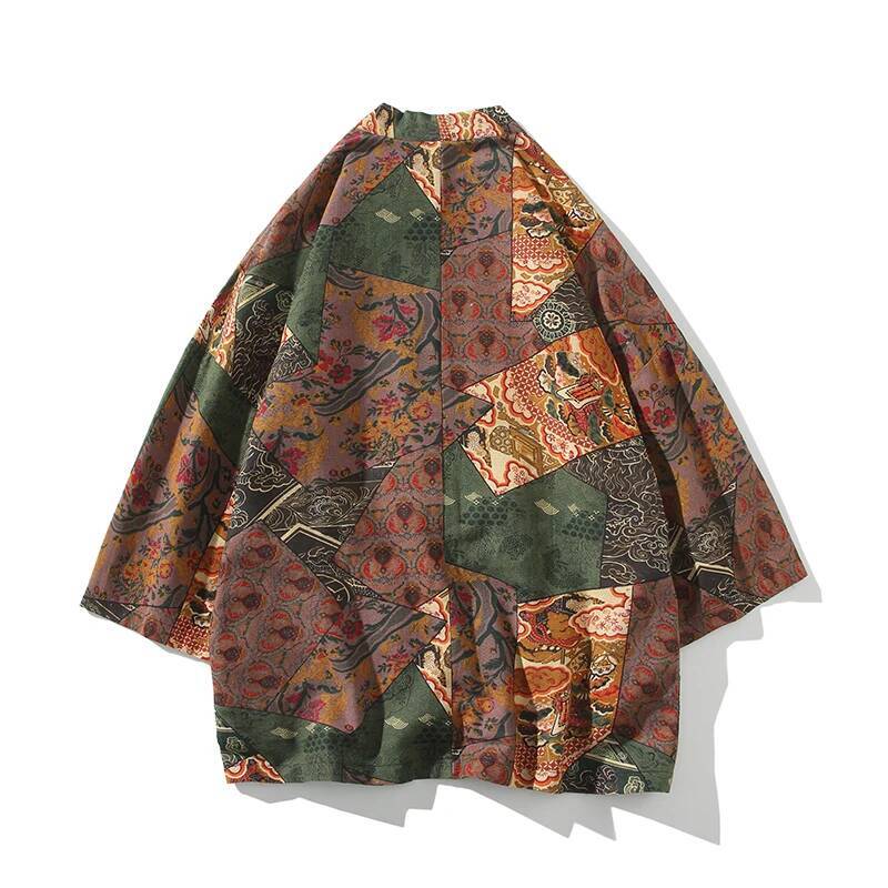 Ethnic Style Print Yukata Men  – Men'S Ethnic & Formal Designer Wear Studio S recenzja i cena